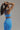 Core Plunge Neck Bra - Malibu Blue