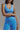 Core Plunge Neck Bra - Malibu Blue