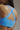 Core Plunge Neck Bra - Malibu Blue