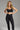 7/8 Soft Forme Wrap Waist Legging - Monochrome Black