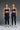 7/8 Soft Forme Wrap Waist Legging - Nautical Navy with White Piping