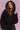 Cropped Full Zip Sweatshirt - Jet Black